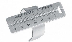 Endometer ruler
